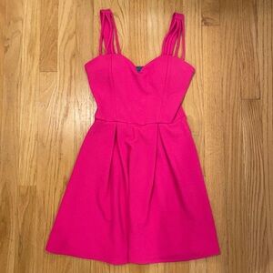 Hot pink summer dress
